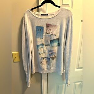 Beach baggy Wildfox brand sweatshirt